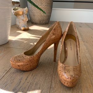 New Gianni Bini Cork Heels